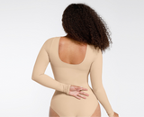 Bezszwowe body modelujące Slimline beige