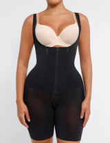 Kombinezon wyszczuplający z fiszbinami Black