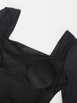 Body modelujące perla posiada wyjmowane wkładki na biuście