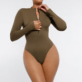 Body modelujące z suwakiem DARK GREEN