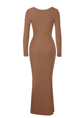 Sukienka modelująca Lucia beige