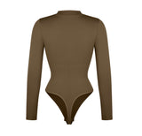 Body modelujące z suwakiem DARK GREEN