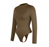 Body modelujące z suwakiem DARK GREEN