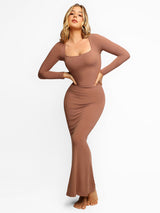 Sukienka modelująca Lucia beige