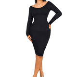 sukienka modelująca nero  w kolorze czarnym