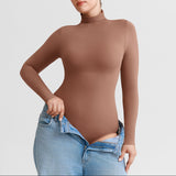 Soft shape modelujące body z golfem beż