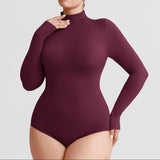 Soft shape modelujące body z golfem burgund