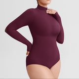 Soft shape modelujące body z golfem burgund