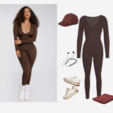 Kombinezon modelujący SLIMLINE Brown