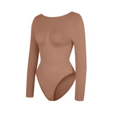 Bezszwowe body modelujące Slimline dark beige