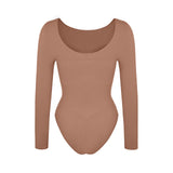 Bezszwowe body modelujące Slimline dark beige