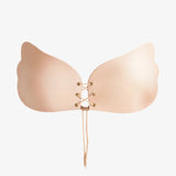 Biustonosz samonośny z wiązaniem