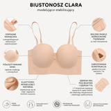 Biustonosz modelujący Clara  Black