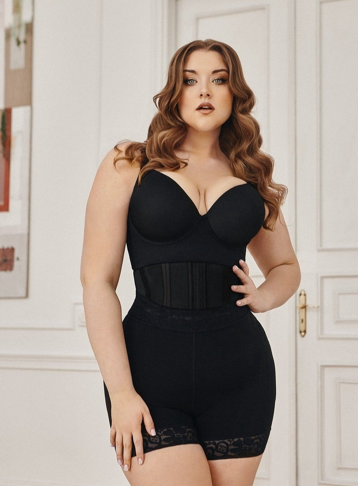 KJ×GDC Collab Multi-Strap cootie Majtki modelujące Kim z koronką