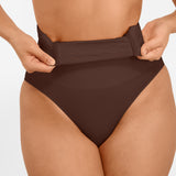 Majtki wyszczuplające Comfortline long Brown