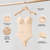 Body wyszczuplające Perfecto Push-up BEIGE