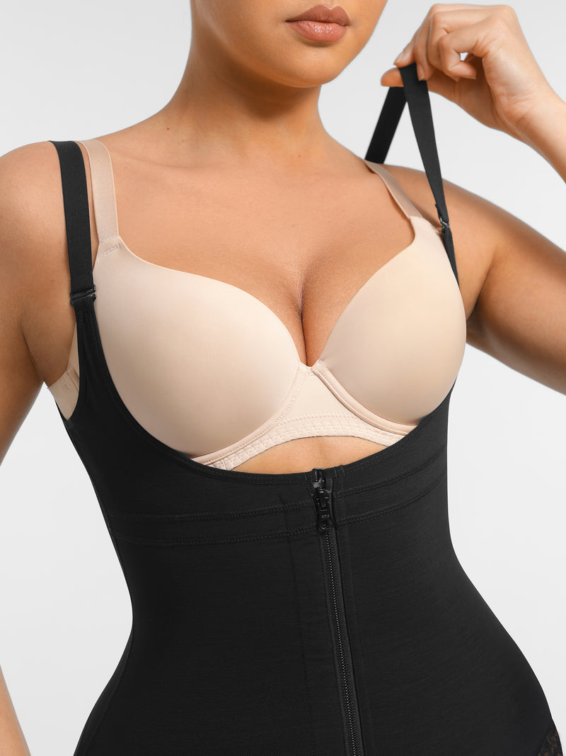 Body Shaper na ramiączka Rose NEW BLACK
