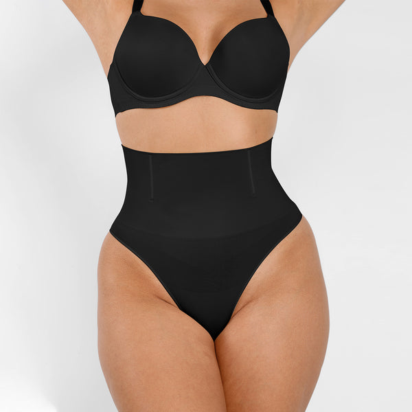 Stringi modelujące Comfort Black z fiszbinami