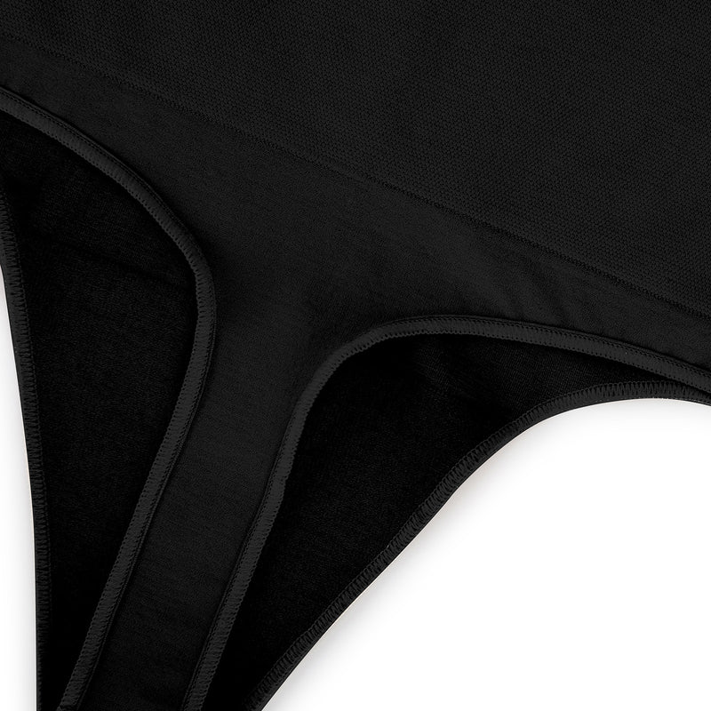 Stringi modelujące Comfort Black z fiszbinami