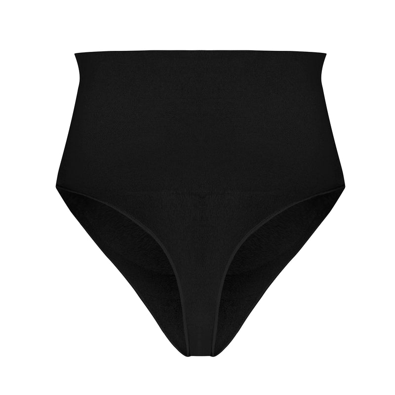 Stringi modelujące Comfort Black z fiszbinami
