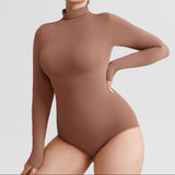 Soft shape modelujące body z golfem beż