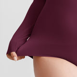 Soft shape modelujące body z golfem burgund