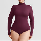 Soft shape modelujące body z golfem burgund