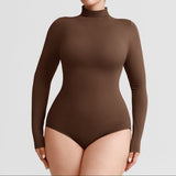Soft shape modelujące body z golfem brąz